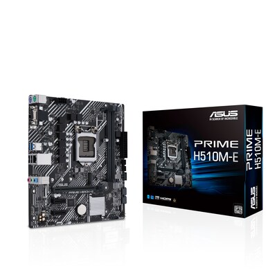 PRIME 4 günstig Kaufen-ASUS Prime H510M-E mATX Mainboard Sockel 1200 M.2/USB3.2/HDMI/DP/VGA. ASUS Prime H510M-E mATX Mainboard Sockel 1200 M.2/USB3.2/HDMI/DP/VGA <![CDATA[• mATX Mainboard mit Sockel Intel 1200 für Intel Core 11. Generation-CPU • Intel H510-Chipsatz • 64 