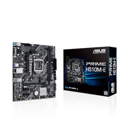 Prime 6 günstig Kaufen-ASUS Prime H510M-E mATX Mainboard Sockel 1200 M.2/USB3.2/HDMI/DP/VGA. ASUS Prime H510M-E mATX Mainboard Sockel 1200 M.2/USB3.2/HDMI/DP/VGA <![CDATA[• mATX Mainboard mit Sockel Intel 1200 für Intel Core 11. Generation-CPU • Intel H510-Chipsatz • 64 