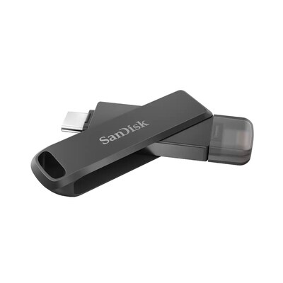 Back to günstig Kaufen-SanDisk iXpand Luxe 128GB USB 3.0 & Lightning Stick. SanDisk iXpand Luxe 128GB USB 3.0 & Lightning Stick <![CDATA[• Automatisches Backup von Fotos und Videos von Ihren Fotoalben • Passwortschutz für gespeicherte Daten • High-Speed USB 3.0-