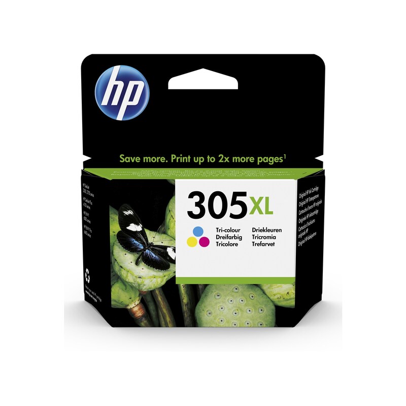 HP Original 305XL Druckerpatrone 3-farbig C/M/Y (3YM63AE) Instant Ink