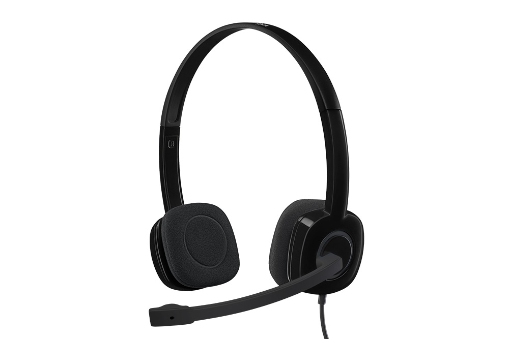 Logitech H151 Kabelgebundenes Beidseitiges Headset Stereo 3,5mm Klinke Schwarz