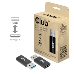 Club 3D USB 3.2 Typ-A auf USB 3.2 Gen1 Typ-C Adapter St./B. schwarz