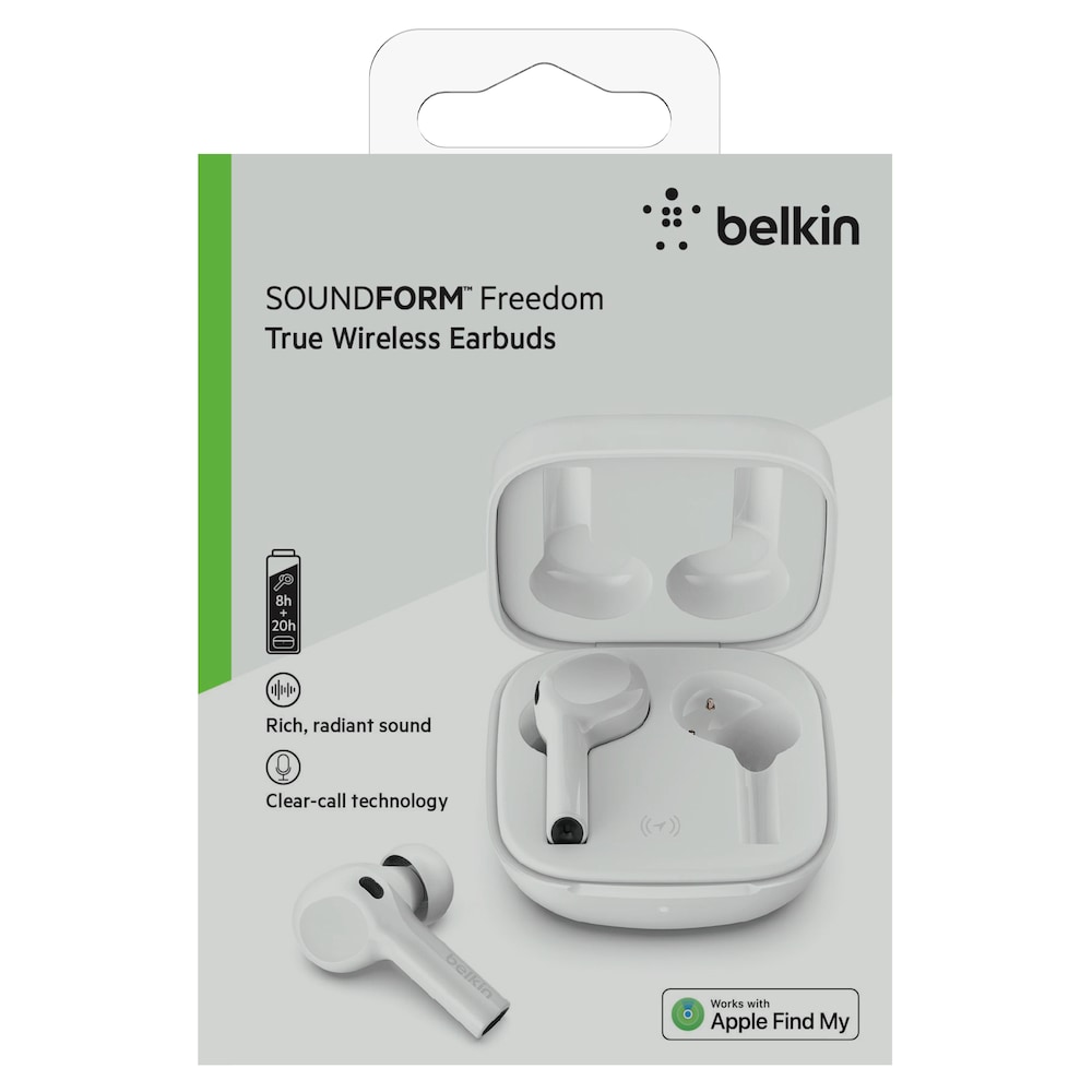 Belkin SOUNDFORM™ Freedom True Wireless In-Ear Kopfhörer weiß