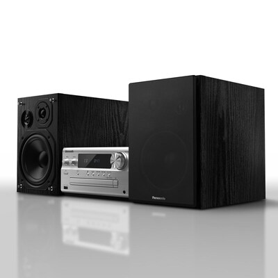 Panasonic  SC-PMX802E-S CD-Mikrosystem mit DAB+ und optischem Eingang silber/schw | 05025232915101