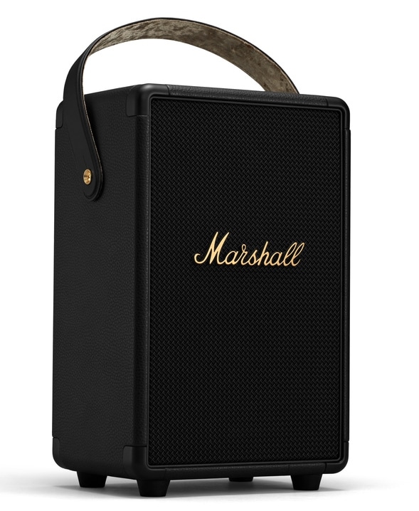 Marshall Tufton Tragbarer Bluetooth Lautsprecher black &amp;amp; brass