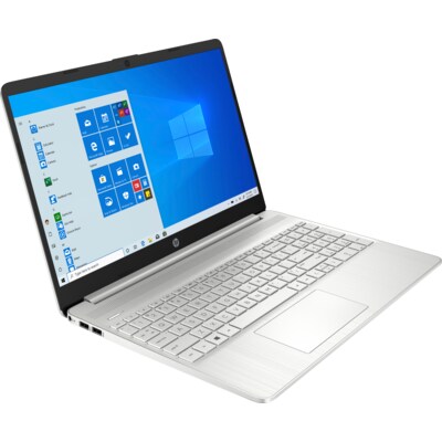 HP 15,6" FHD Notebook silber N4500 4GB/128GB SSD Windows 10 S 15s-fq3402ng