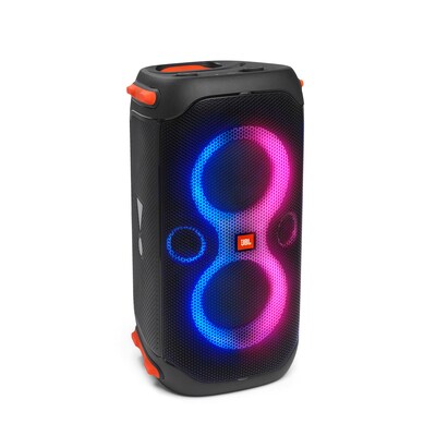 10 in  günstig Kaufen-JBL Party Box 110 Bluetooth-Lautsprecher schwarz mit Akku und Lichteffekten. JBL Party Box 110 Bluetooth-Lautsprecher schwarz mit Akku und Lichteffekten <![CDATA[• portabler Bluetooth-Lautsprecher • individuell anpassbare Lighteffekte, Aufladen extern