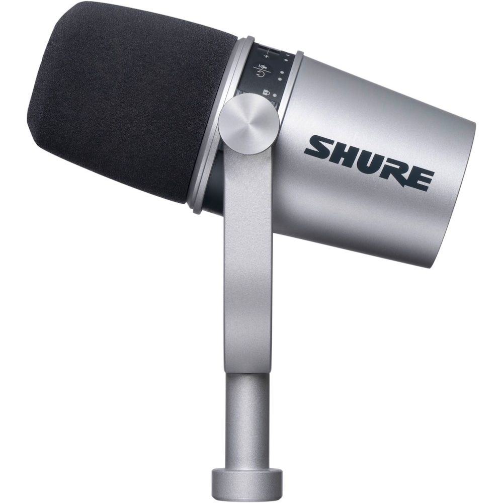 Shure Shure MV7-S Dynamisches Podcast Mikrofon Silber