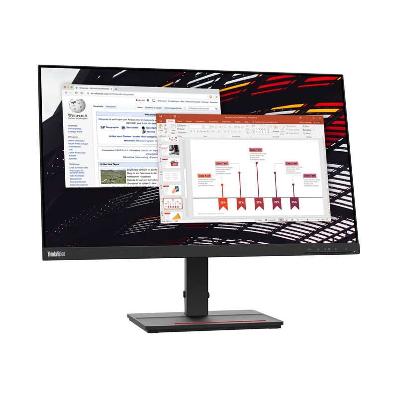 Lenovo ThinkVision S24e-20 60,4cm (23,8") Full HD 16:9 Monitor VGA/HDMI 6ms