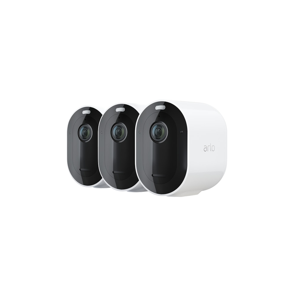 Arlo Pro4 WLAN Überwachungskamera 2K, 3er Set, funktioniert ohne SmartHub weiß