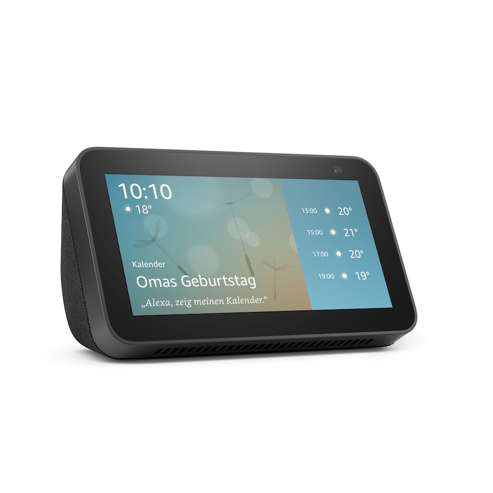 Amazon Echo Show 5 2021 - Smart Display mit Alexa und 2-MP-Kamera Anthrazit