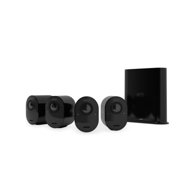 Arlo  Ultra 2 UHD Überwachungsamera VMS5440B 4er-Kit plus Smarthub Indoor Outdoor | 00193108142793