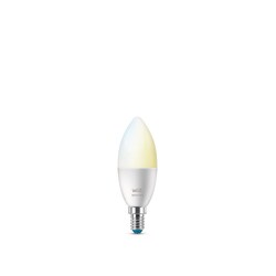 WiZ smarte Lampe mit warmwei&szlig;em bis kaltwei&szlig;em Licht Kerzenform E14 Wi-Fi