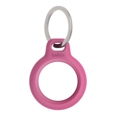 Ring PL günstig Kaufen-Belkin Secure Holder mit Schlüsselanhänger für das AirTag pink. Belkin Secure Holder mit Schlüsselanhänger für das AirTag pink <![CDATA[• Sichere Befestigung für Ihr Apple Air Tag • Mit Schlüsselring, zur Befestigung an