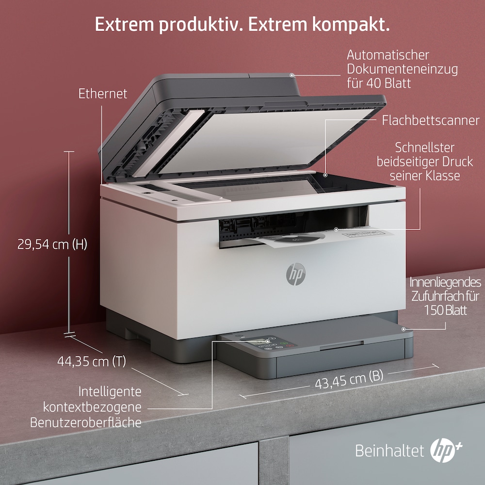 HP LaserJet Pro M234sdne S/W-Laserdrucker Scanner Kopierer Fax LAN