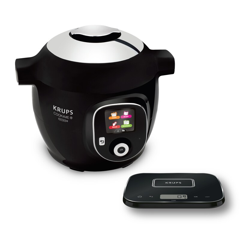 Krups CZ 8568 Multikocher COOK4ME+ GRAMEEZ Bluetooth Schnellkochtopf + Waage