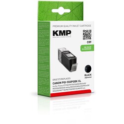 KMP Tintenpatrone Schwarz ersetzt Canon PGI-550PGBK XL (6431B001)