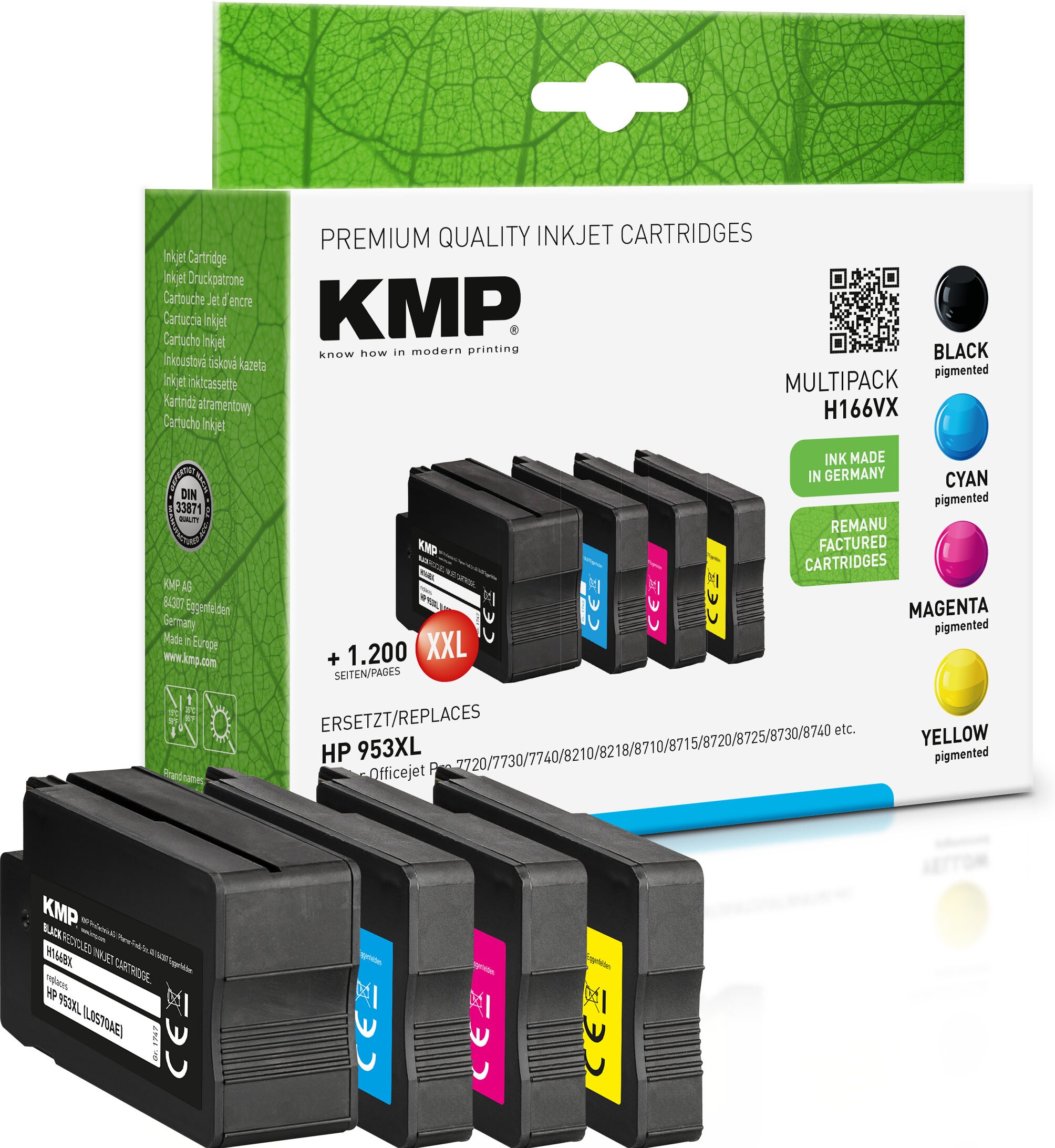 KMP Tintenpatronen Multipack ersetzt HP 953XL (3HZ52AE)