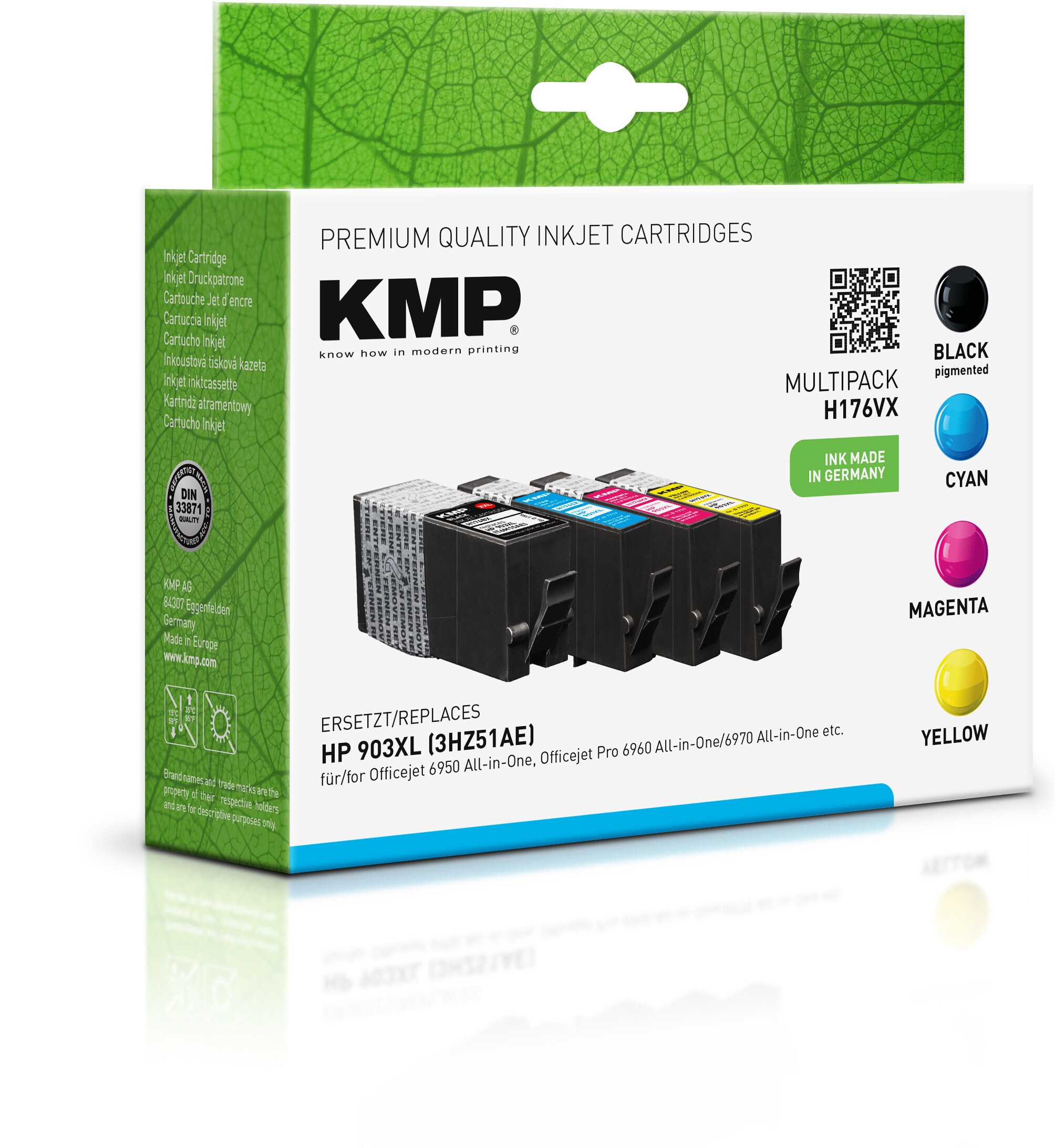 KMP Tintenpatronen Multipack ersetzt HP 903XL (3HZ51AE)