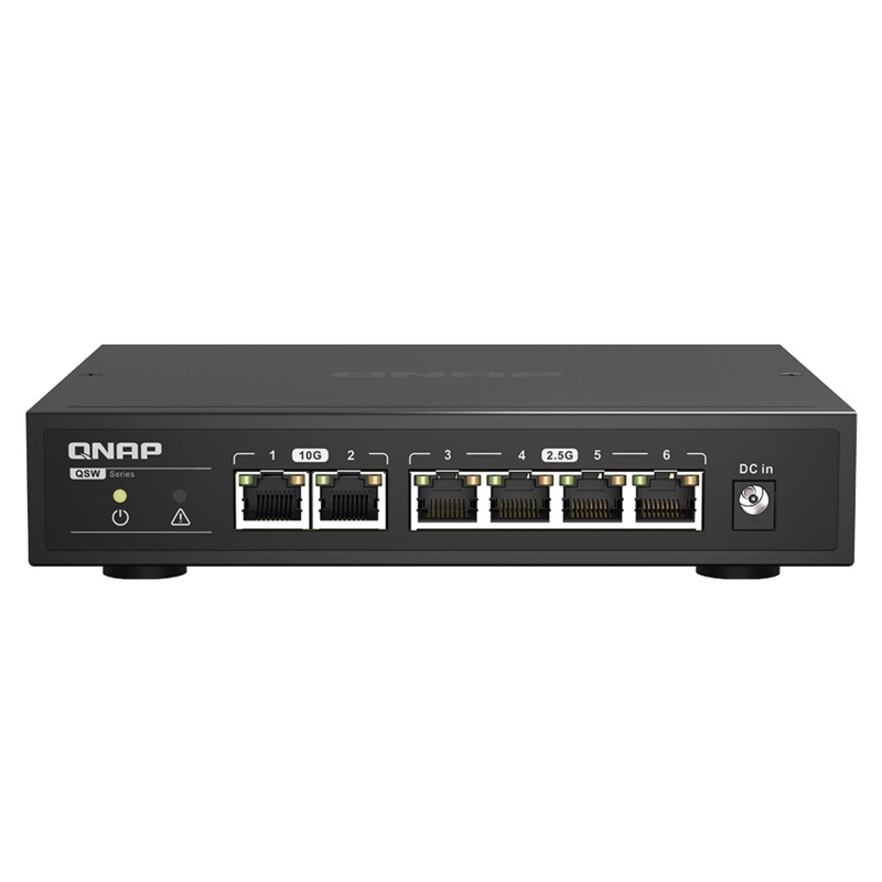 QNAP QSW-2104-2T 10/2,5 GbE Switch Unmanaged 6-Port