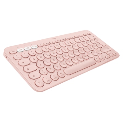 Logitech günstig Kaufen-Logitech K380 für Mac Kabellose Tastatur Rose. Logitech K380 für Mac Kabellose Tastatur Rose <![CDATA[• Anwendungsbereich: Studium, Nummernblock integriert • Kabellos, Bluetooth • Layout: deutsch • pink, 400g, 16,0 mm x 279 mm x 124 mm (
