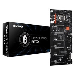 ASRock H510 Pro BTC + Bitcoin Mining ATX Mainboard Sockel 1200