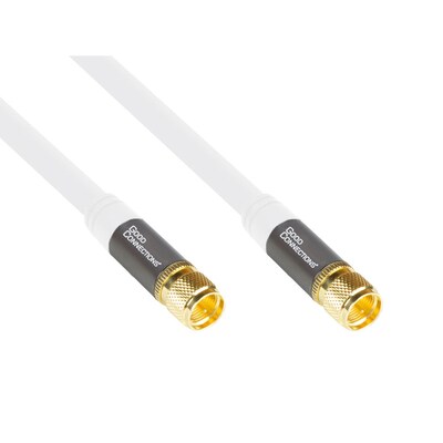 Kabel 12 günstig Kaufen-Good Connections Antennenkabel SmartFLEX 3m F-Stecker zu F-Stecker 120dB weiß. Good Connections Antennenkabel SmartFLEX 3m F-Stecker zu F-Stecker 120dB weiß <![CDATA[• Antenne/Koaxial-Kabel • Anschlüsse: F-Stecker und F-Stecker • Farbe: w