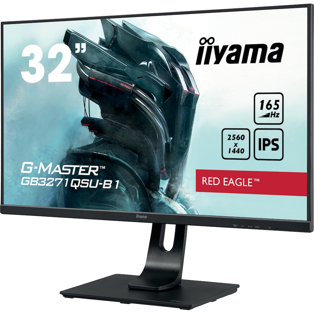 iiyama G-Master GB3271QSU-B1 80cm (31.5") WQHD IPS Monitor HDMI/DP 165Hz 1ms