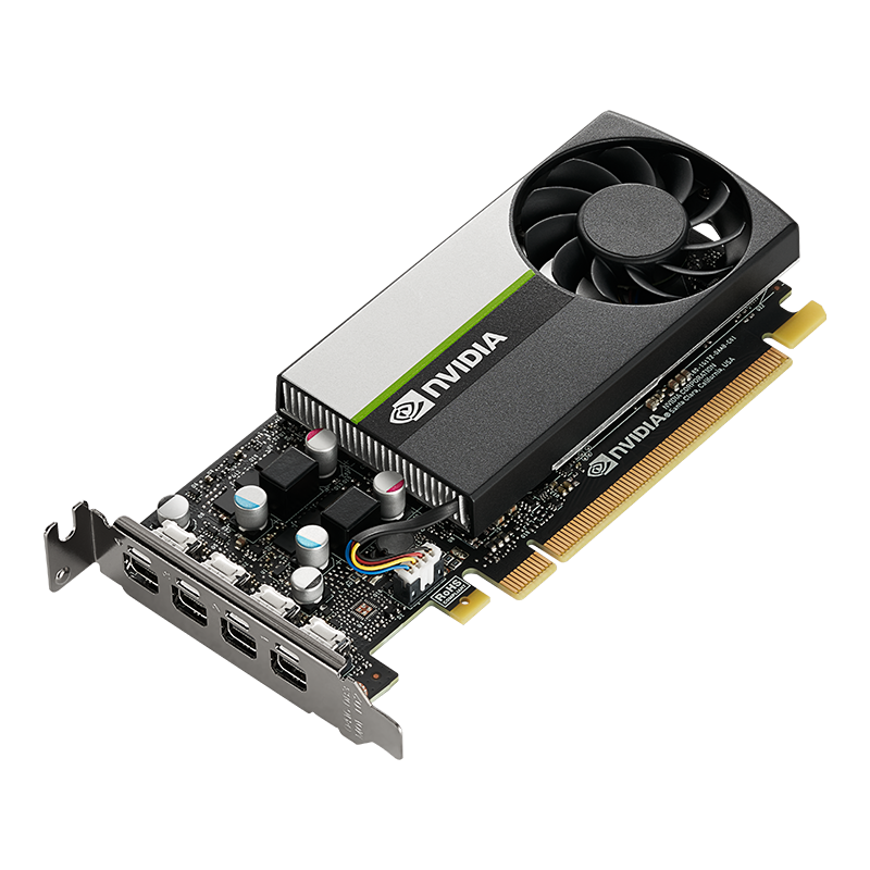 PNY NVIDIA T1000 4GDDR6 PCIe 3.0 Workstation Grafikkarte , 4x mDP, Low Profile