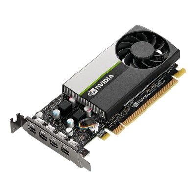 Profil 10 günstig Kaufen-PNY NVIDIA T1000 4GDDR6 PCIe 3.0 Workstation Grafikkarte , 4x mDP, Low Profile. PNY NVIDIA T1000 4GDDR6 PCIe 3.0 Workstation Grafikkarte , 4x mDP, Low Profile <![CDATA[• NVIDIA T1000, PCIe 3.0 x16 • 4GB GDDR6 Speicher (128-bit), bis zu 160 GB/s • 89