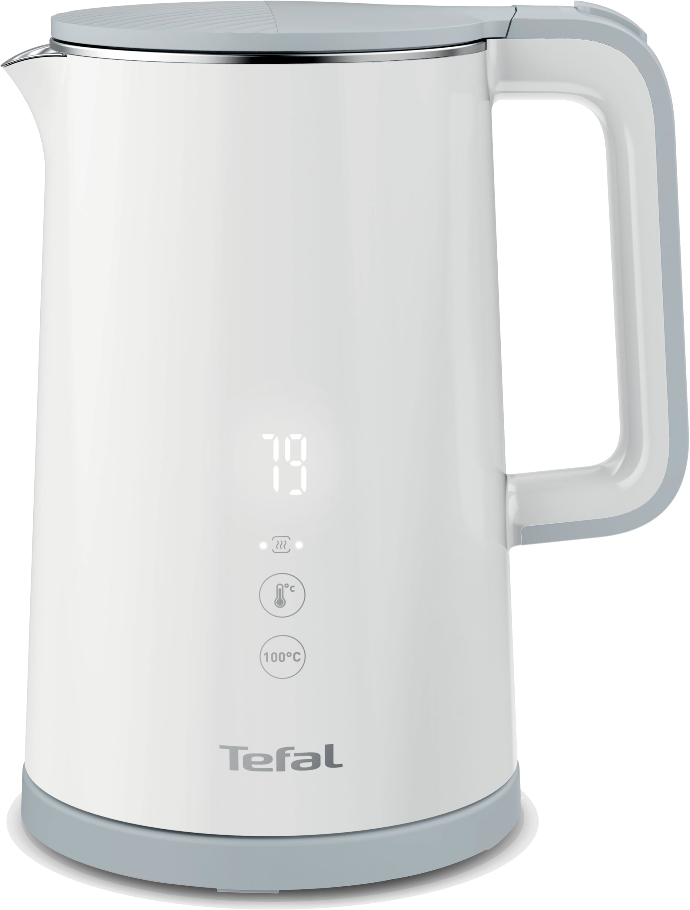 Tefal KO 6931 Wasserkocher 1,5 Liter wei&szlig; / Edelstahl