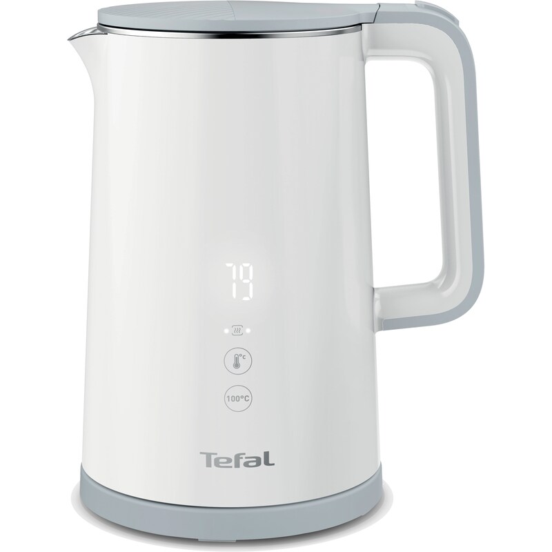 Tefal KO 6931 Wasserkocher 1,5 Liter weiß / Edelstahl