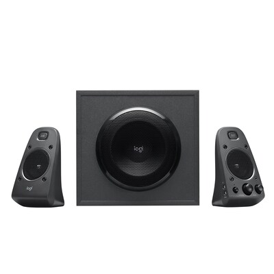 ST 1  günstig Kaufen-Logitech Z625 2.1 Lautsprechersystem mit Subwoofer Schwarz. Logitech Z625 2.1 Lautsprechersystem mit Subwoofer Schwarz <![CDATA[• 2.1-Lautsprechersystem mit 400 Watt Spitzenleistung/200 Watt RMS • 3,5-mm- und Cinch-Eingänge für bis zu drei kompatibl