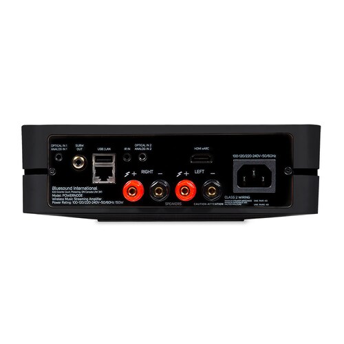 Bluesound Powernode schwarz HD Streaming Player mit Verstärker