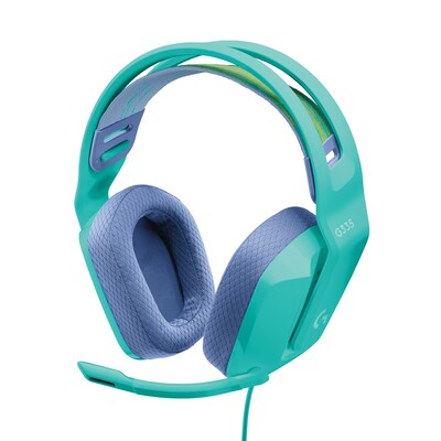 Set 1 günstig Kaufen-Logitech G335 Kabelgebundenes Gaming Headset Mint. Logitech G335 Kabelgebundenes Gaming Headset Mint <![CDATA[• Anwendungsbereich: Gaming, Kopfbügel beidseitig • Kabelgebunden, Grün, 240g • PC/ Notebook, 3,5mm Klinken-Anschluss • Digitaler 7.1-K