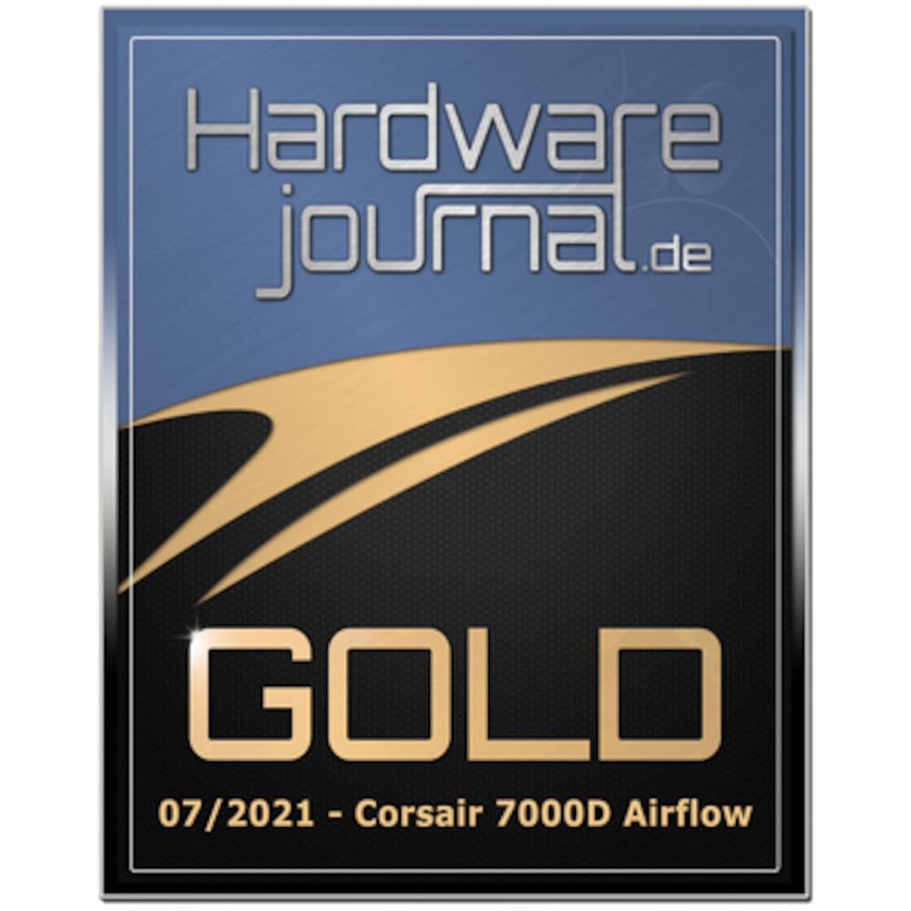 Corsair 7000D Airflow Black Full Tower Gaming Gehäuse mit Glas Seitenfenster