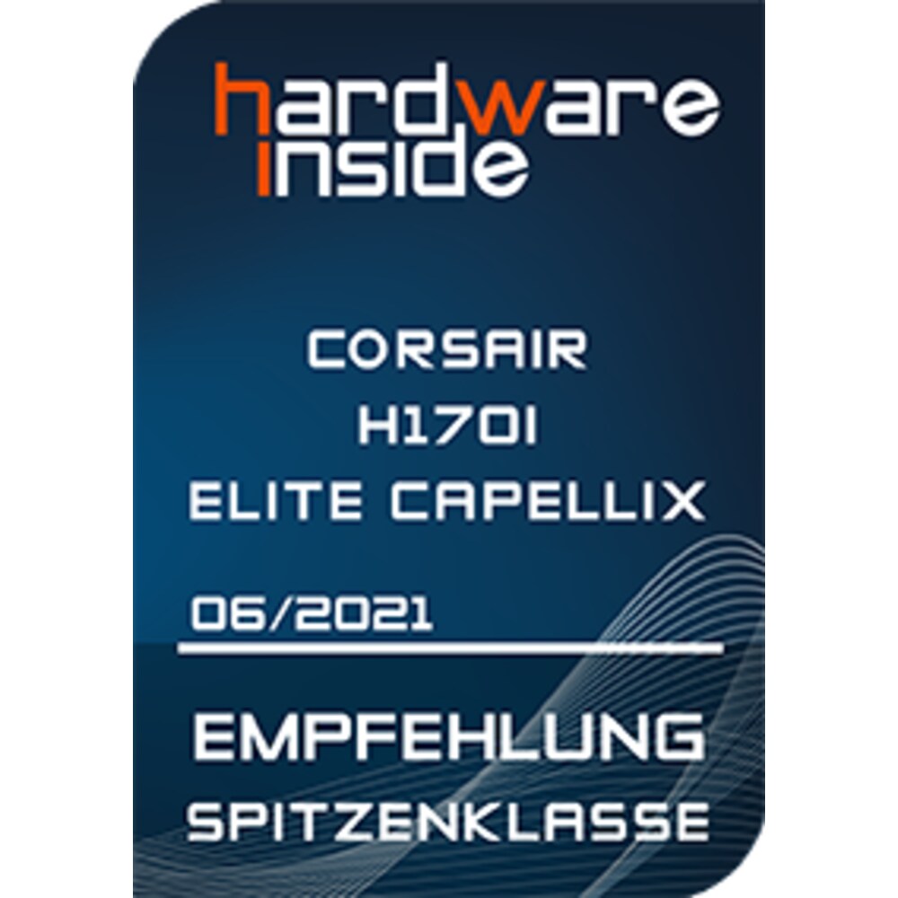 Corsair ICUE H170i Elite Capellix RGB Wasserkühlung Intel und AMD CPU