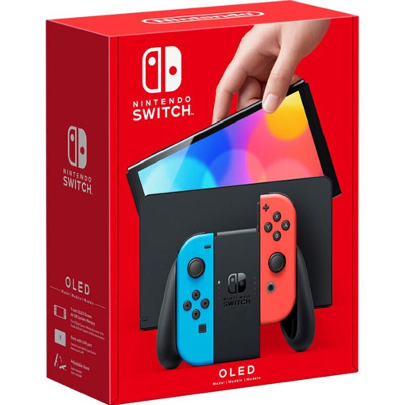 Nintendo Switch Konsole OLED rot blau