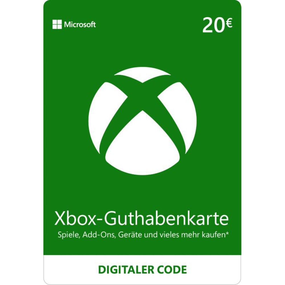 Xbox Guthabenkarte 20 EUR