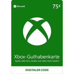 Xbox Guthabenkarte 75 EUR