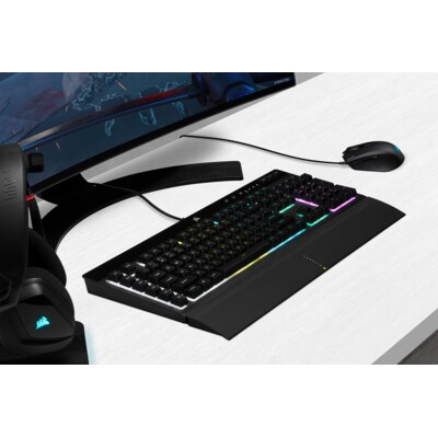 Corsair  K55 RGB Pro Tastatur plus HARPOON RGB Pro Maus Kabelgebundene Kombi | 00840006641117