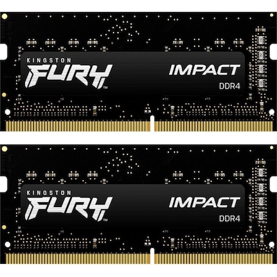 Fury günstig Kaufen-16GB (2x8GB) KINGSTON FURY Impact DDR4-2666 CL15 RAM Gaming Notebookspeicher Ki. 16GB (2x8GB) KINGSTON FURY Impact DDR4-2666 CL15 RAM Gaming Notebookspeicher Ki <![CDATA[• 16 GB (RAM-Module: 2 Stück) • DDR4-RAM 2666 MHz • CAS Latency (CL) 15 • An