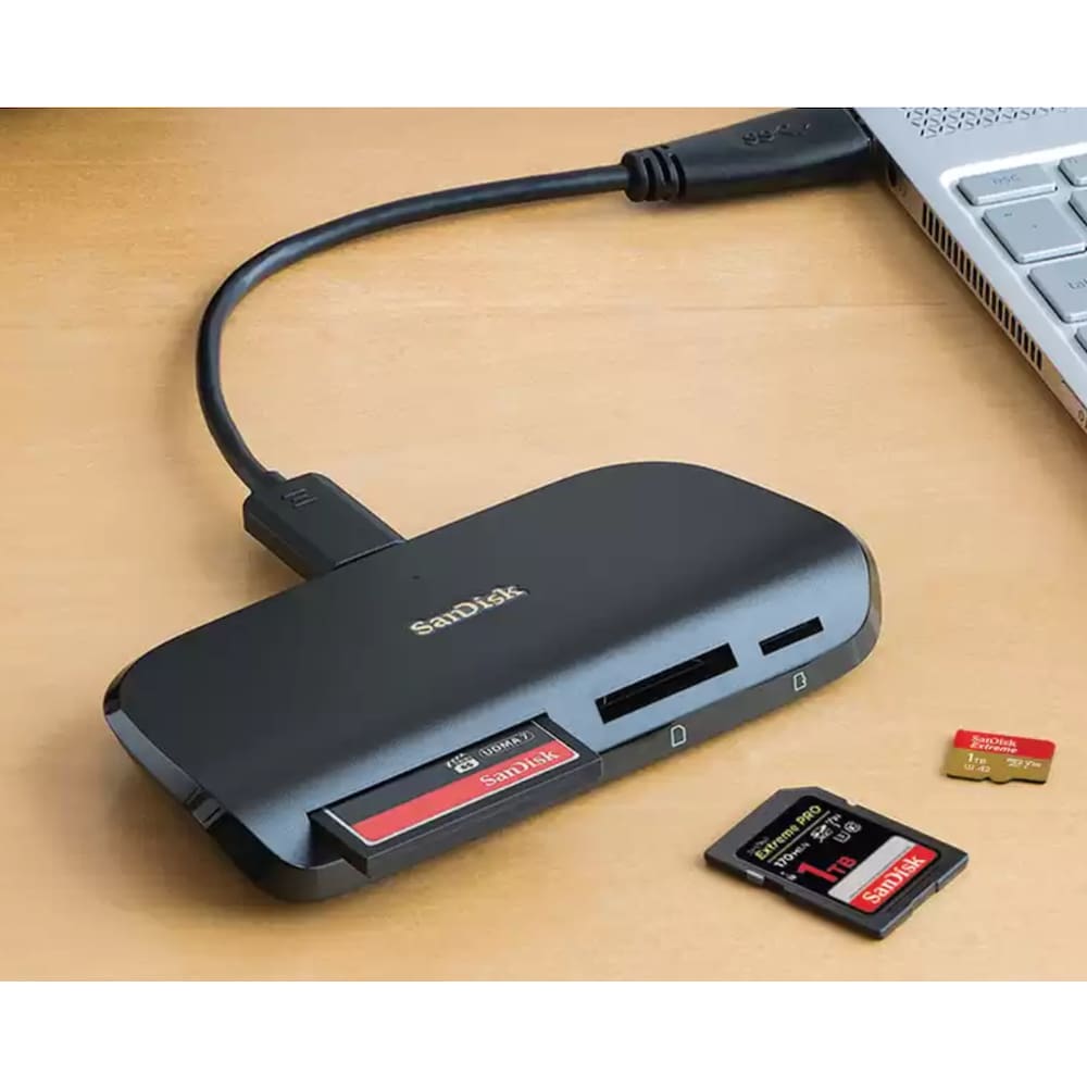 SanDisk ImageMate PRO SD/microSD CF USB-C Multi-Slot Cardreader USB 3.0
