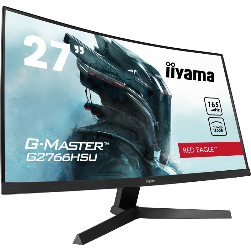 DisplayPort/HDMI günstig Kaufen-iiyama G-Master G2766HSU-B1 68,6cm (27") Curved FHD Monitor HDMI/DP VA 165Hz 1ms. iiyama G-Master G2766HSU-B1 68,6cm (27") Curved FHD Monitor HDMI/DP VA 165Hz 1ms <![CDATA[• Energieeffizienzklasse: E • Größe: 68,6 cm(27 Zoll) 16:9, Auflösung: 1.92