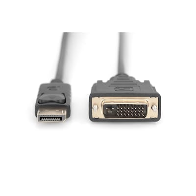 DIGITUS DisplayPort Adapterkabel, DisplayPort -DVI-D, 3,0m, schwarz