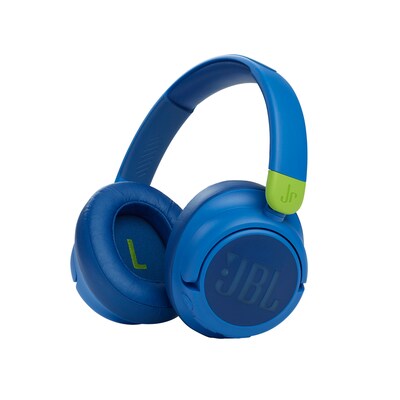 TYP C günstig Kaufen-JBL JR460NC - Over Ear-Bluetooth Noise Cancelling Kopfhörer für Kinder blau. JBL JR460NC - Over Ear-Bluetooth Noise Cancelling Kopfhörer für Kinder blau <![CDATA[• Typ: Over-Ear Kopfhörer - geschlossen • Übertragung: Bluetooth, N