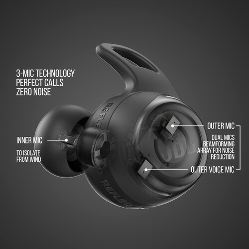 JBL REFLECT FLOW Pro Sport True Wireless In Ear-Bluetooth-Kopfhörer ANC schwarz