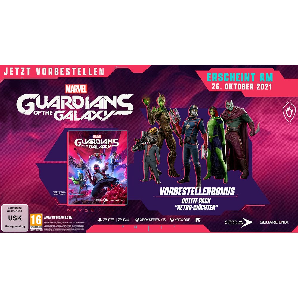 Marvels Guardians of the Galaxy - PS4