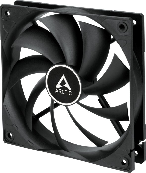 ARCTIC Geh&auml;usel&uuml;fter F12 PWM 120 mm, schwarz, 4-pin