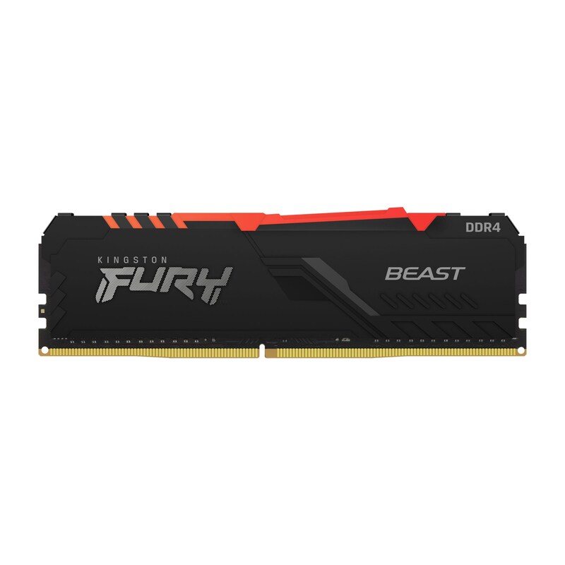 8GB (1x8GB) KINGSTON FURY Beast RGB DDR4-3200 CL16 RAM Gaming Arbeitsspeicher